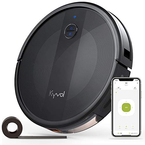 KYVOL Kyvol E20 ロボット掃除機 2500Pa 強力吸引 超薄型 畳 静音 自動